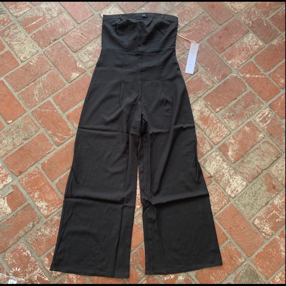 NWT Black Wide Leg Jumpsuit Size S